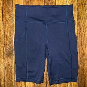 Lululemon Invigorate High-Rise Short 8” in True Navy